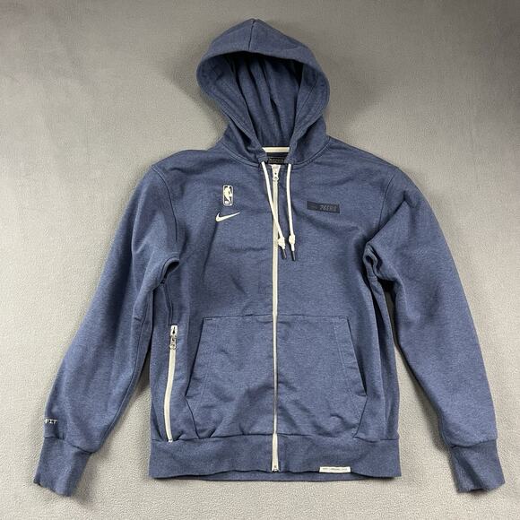 Nike Hoodie Mens Medium Philadelphia 76ers NBA Team Issued Full Zip Full Zip - Picture 1 of 9
